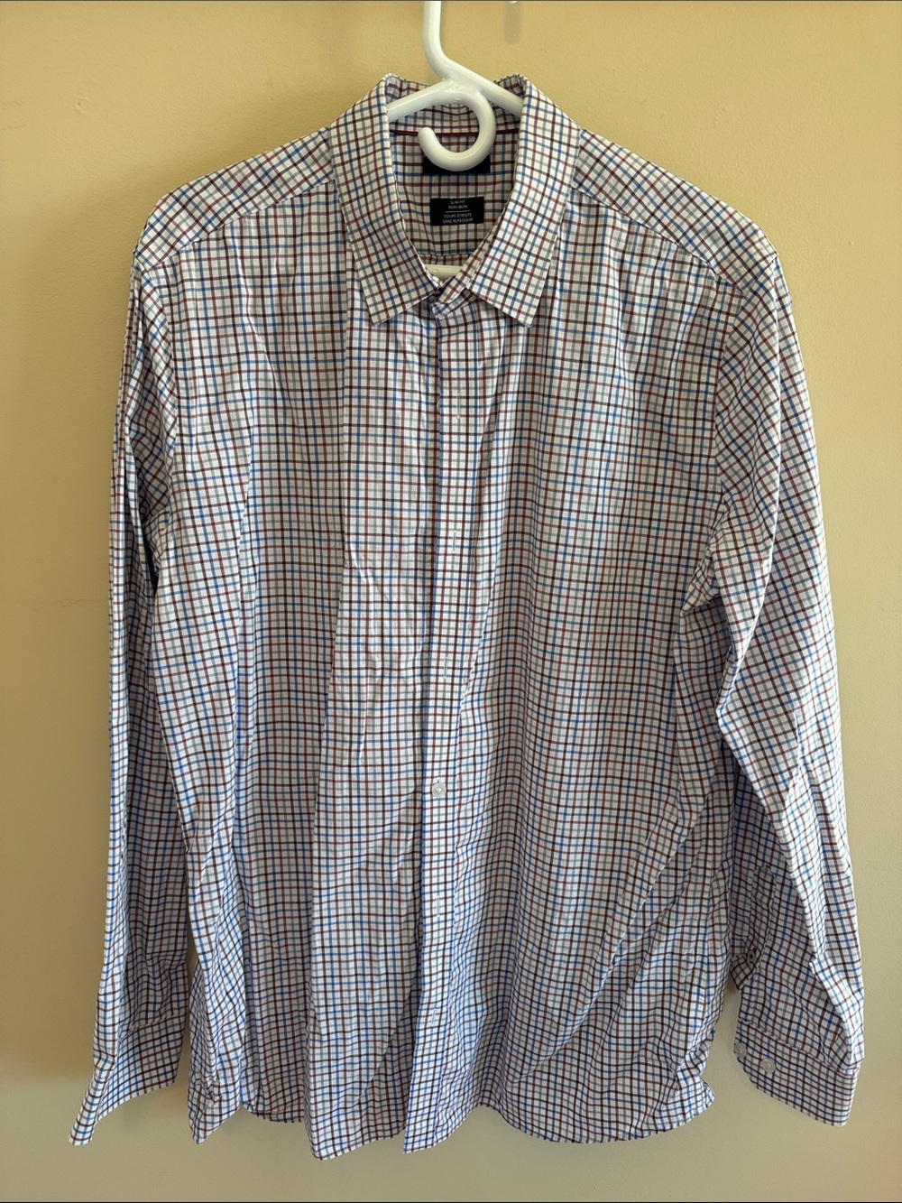 RW&CO. Men's Checked Dress Shirt